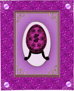 A5 'gold Metallic Frame' Card Front or Insert by Jan Barcelo