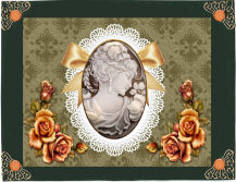 Cameo in Green and Gold by Jan Barcelo