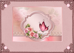 Dream Roses Decoupage Easel by Jan Barcelo