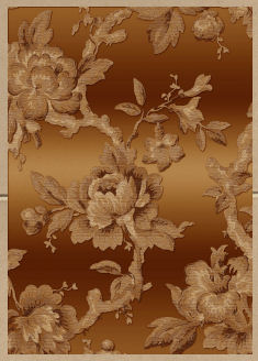 Vintage Tea Metallic All Over Rose A4 Backing Paper by Jan Barcelo