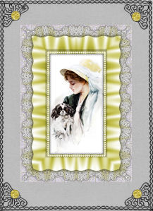 My Doggy Card Front with Pyramage by Jan Barcelo