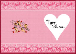 To My Valentine Cupid Valentine Insert by Jan Barcelo