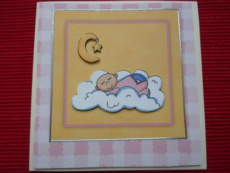 Baby Girl 5x5 Card Kit by Jan Plimmer
