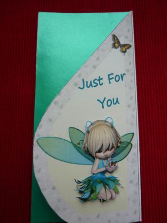 A Fairy Just for You- Teardrop Trifold by Jan Plimmer