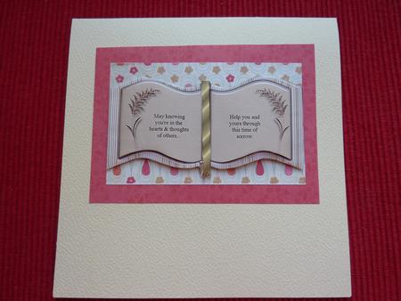 Sympathy Book & Stand by Jan Plimmer