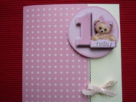 Card Age Badges Girl's Birthday by Jan Plimmer