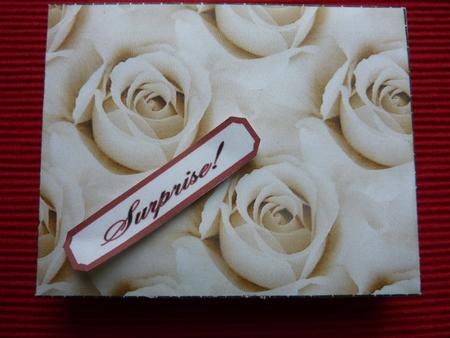Cream Roses Gift Box with Lid by Jan Plimmer