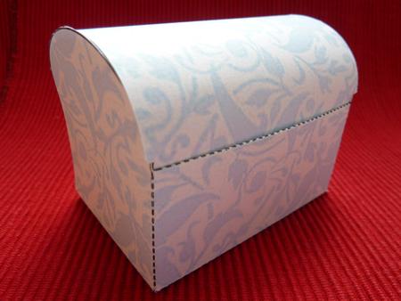 Gift Box Casket - Iris Blue by Jan Plimmer