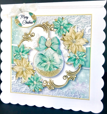 Poinsettia Bauble Bumper Kit 2 by Jan Salisbury
