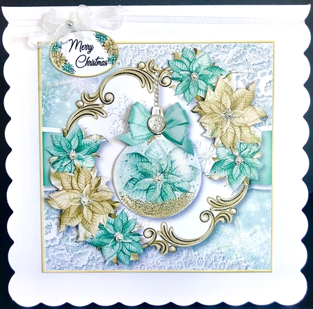 Poinsettia Bauble Bumper Kit 2 by Jan Salisbury