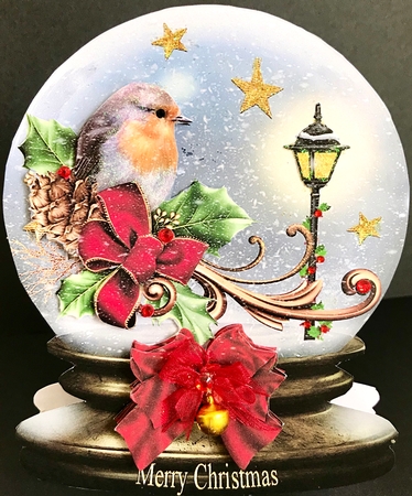 Small Snow Globe for Christmas #30 by Jan Salisbury
