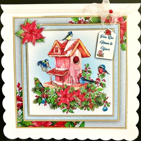 Birdhouse Christmas Mini Kit by Jan Salisbury