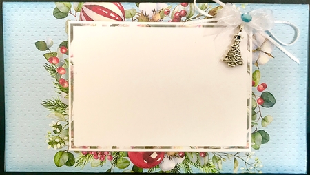 Christmas Floral Money Card-1 by Jan Salisbury