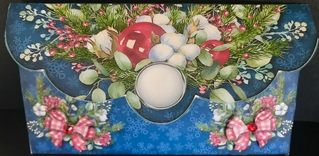 Christmas Floral Money Card-2 by Jan Salisbury