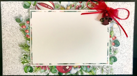 Christmas Floral Money Card-3 by Jan Salisbury