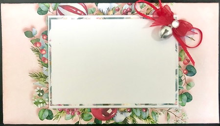Christmas Floral Money Card-4 by Jan Salisbury