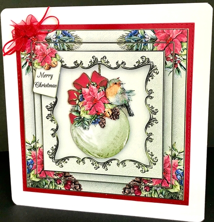 Christmas Robin Bauble Mini Kit by Jan Salisbury