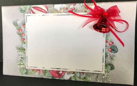 Christmas Floral Money Card-6 by Jan Salisbury