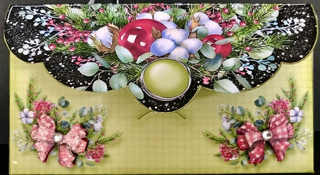 Christmas Floral Money Card-9 by Jan Salisbury