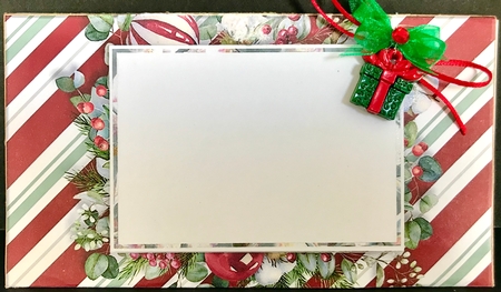 Christmas Floral Money Card-11 by Jan Salisbury