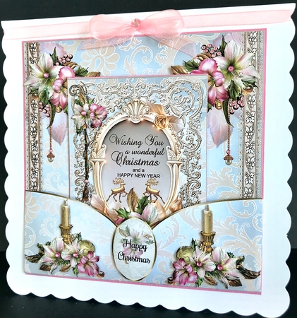 Amaryllis Christmas Pocket Card Mini Page Kit by Jan Salisbury