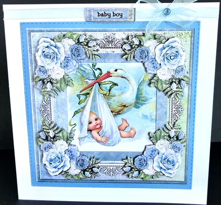 Vintage Baby Boy Mini Kit by Jan Salisbury