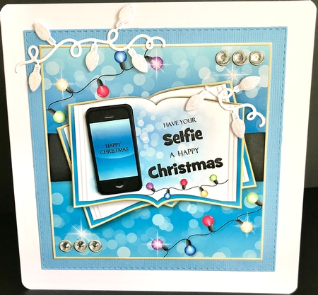 Christmas Mobile Phone Open Book by Jan Salisbury