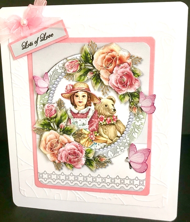 Antique Doll A5   &  Teddie  Mini Kit by Jan Salisbury