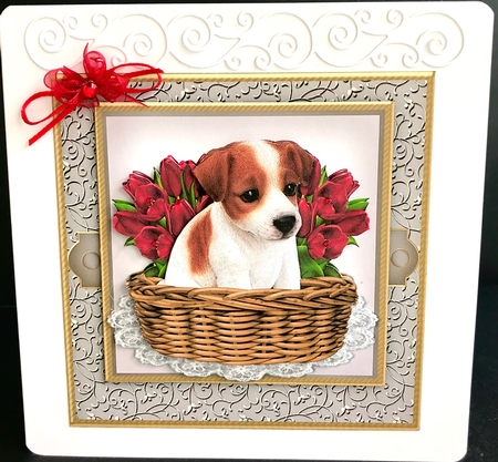 Cute Puppy  Jack Russel   Mini Kit by Jan Salisbury