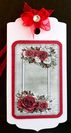 A5  Red Roses Mini Kit by Jan Salisbury