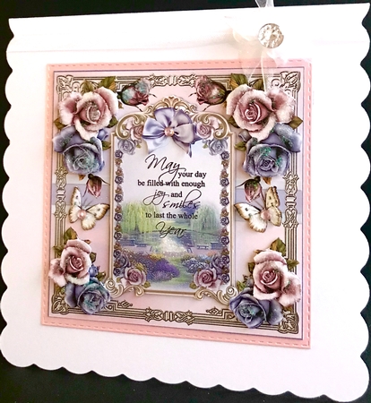 Vintage Roses With Verse 2 Mini Page Kit by Jan Salisbury