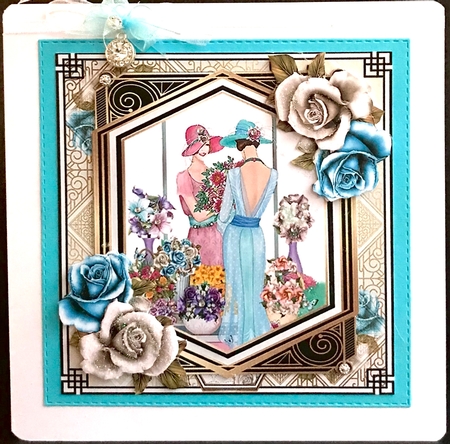 Art Deco Florist 6x6 Mini Page Kit by Jan Salisbury