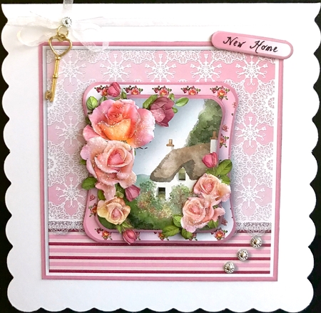 Rose Cottage - Layered Card Mini Kit by Jan Salisbury