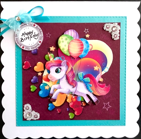 Playful Unicorn 2 by Jan Salisbury
