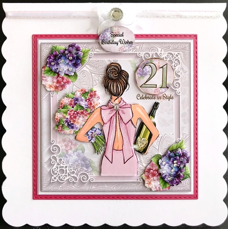 21st Birthday - Celebrate in Style Mini Page Kit by Jan Salisbury