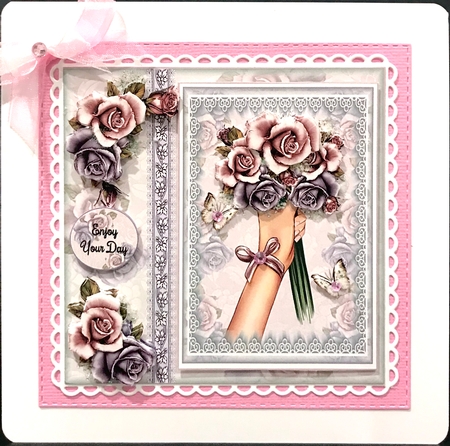 A Rose Bouquet Mini Page Kit by Jan Salisbury
