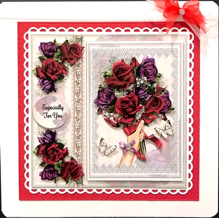Rose Bouquet Mini Page Kit by Jan Salisbury