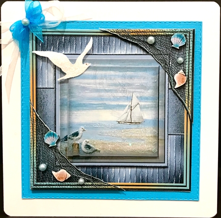 Male Card Topper Seaview by Jan Salisbury