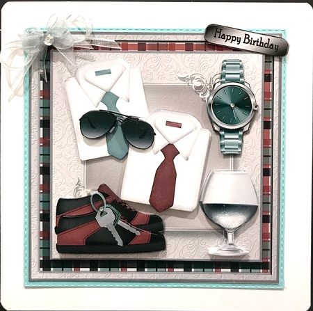 Male Card Birthday Mini Kit by Jan Salisbury