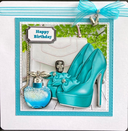 Shoes, bag and perfume by Jan Salisbury