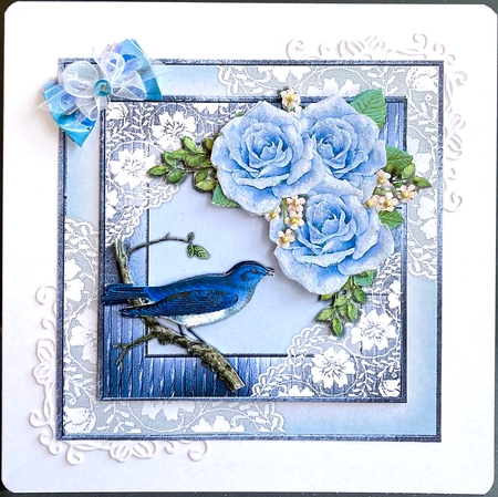 MK  Vintage   Lace & Roses by Jan Salisbury
