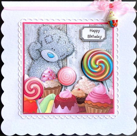 Tatty teddy hope your Birthday is as sweet as you by Jan Salisbury