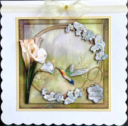 Satin Wings - Calla & Orchids by Jan Salisbury