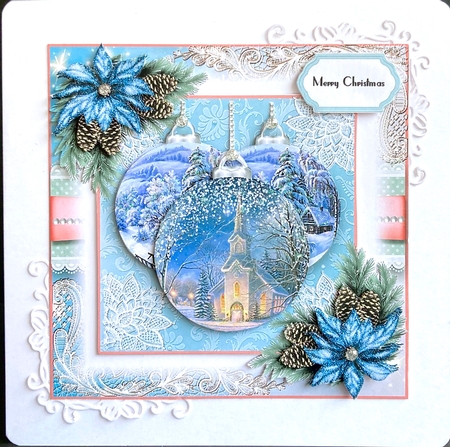 Church Scene Baubles by Jan Salisbury