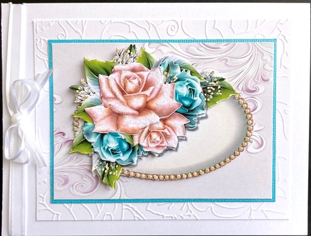 Gorgeous Vintage  Roses & Pearls Mini Kit by Jan Salisbury