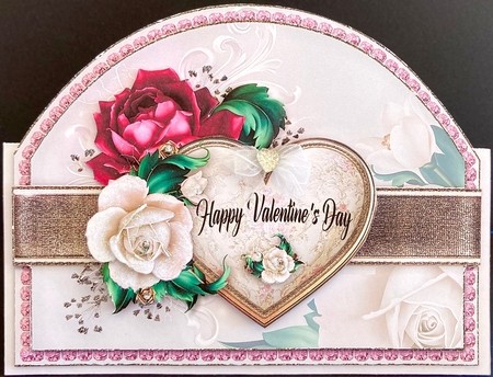 Valentines Day Shaped Tent Card Mini Kit by Jan Salisbury