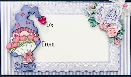Gnome Wishes2 Money Envelope by Jan Salisbury