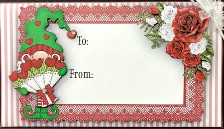 Gnome Wishes3 Money Envelope by Jan Salisbury