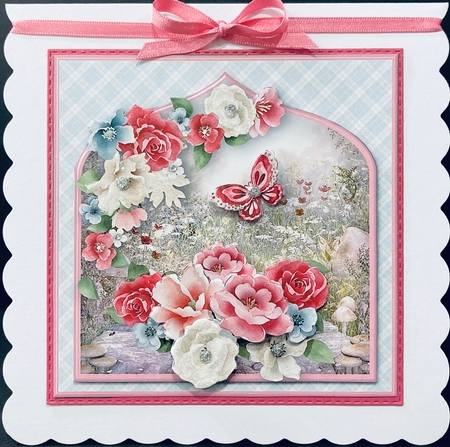 Summer Garden - Decoupage Card Mini Kit by Jan Salisbury