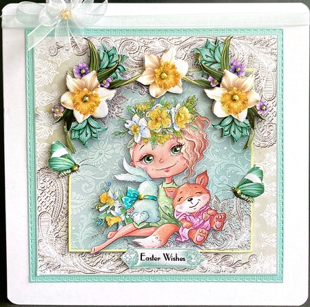 Cute Easter Wishes 2 by Jan Salisbury